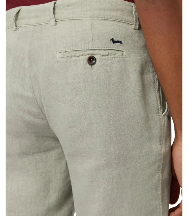 Regular Fit Linen Bermuda 2