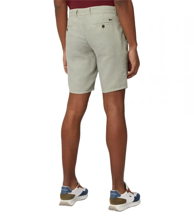 Regular Fit Linen Bermuda 1