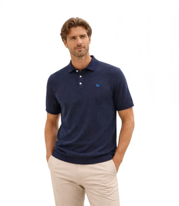 Knitwear Polo Smacchinata Cot