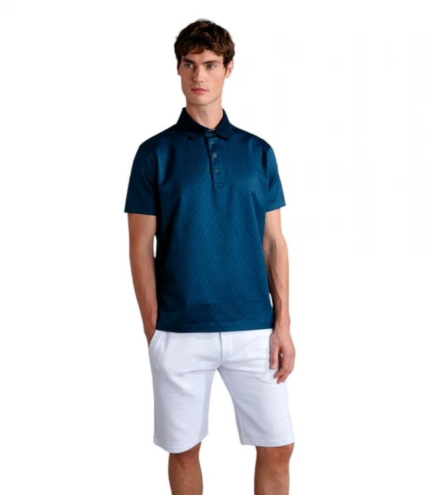 Men's Knitted Poloshirt C.W. Cotton