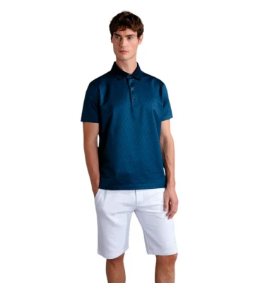 Men's Knitted Poloshirt C.W. Cotton