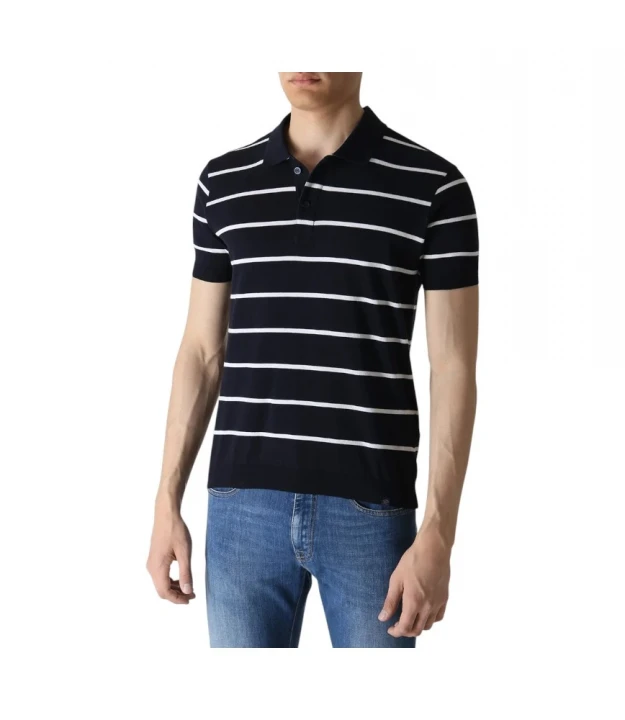 Men's Knitted Poloshirt C.W. Cotton