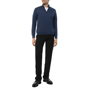 Men's Zipped Pullover C.W. Wool 3
