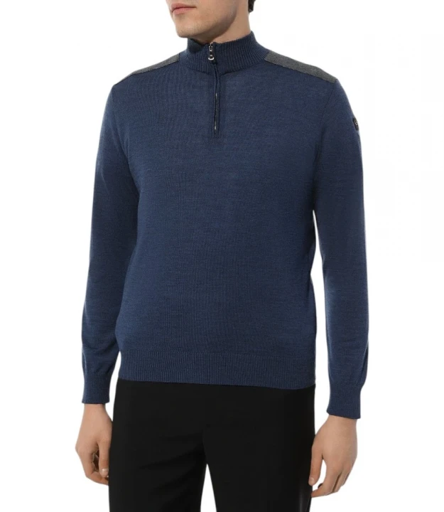 Men's Zipped Pullover C.W. Wool