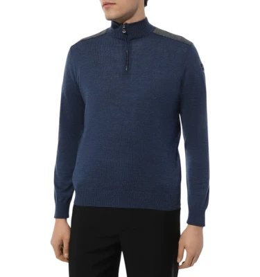 Men's Zipped Pullover C.W. Wool