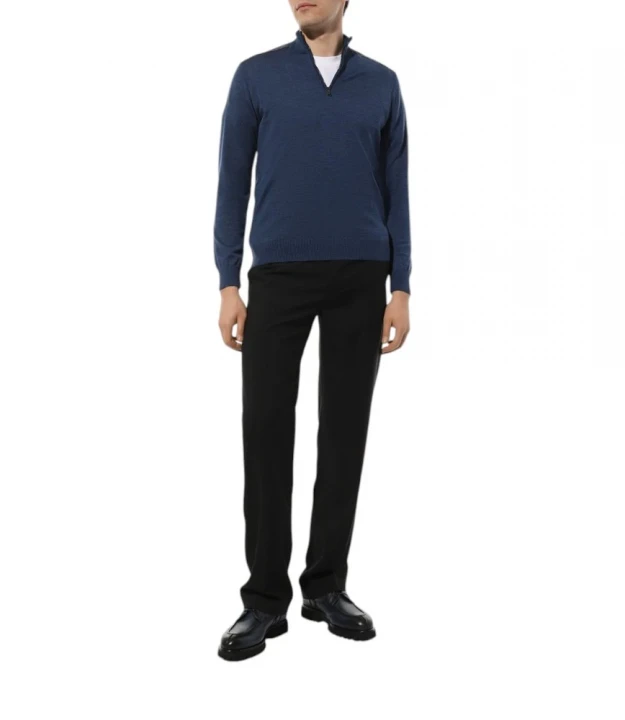 Men's Zipped Pullover C.W. Wool 3