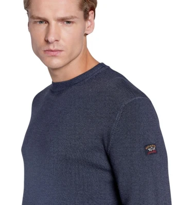 sviter men's knitted wool roundneck sweater 2