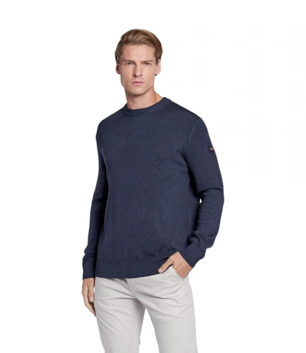 sviter men's knitted wool roundneck sweater