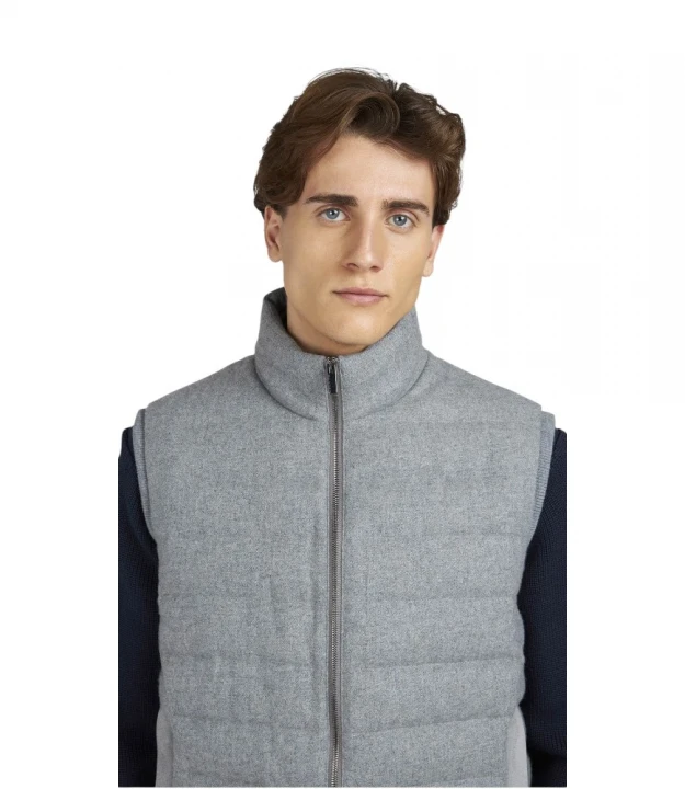 Men's Woven Down Waistcoat 1