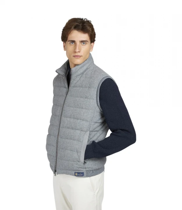 Men's Woven Down Waistcoat