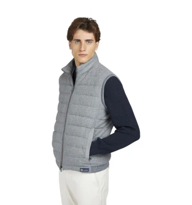 Men's Woven Down Waistcoat