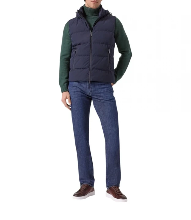 Men's Woven Down Waistcoat 2