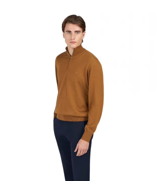 Sweater Zip Wool Lyocell