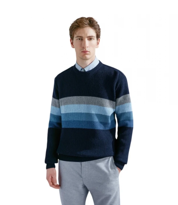 Men's Knitted Roundneck C.W. Wool