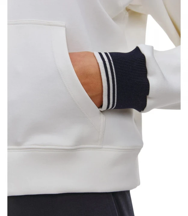 Cotton Nylon Zipped Sweatshirt 5