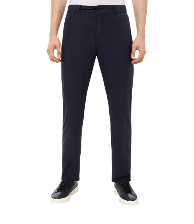 Men's Woven Chino Pants With Coulisse