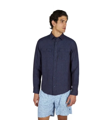 Мen's Woven Linen Overshirt