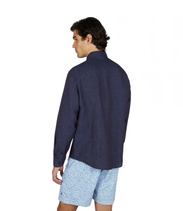 Мen's Woven Linen Overshirt 1