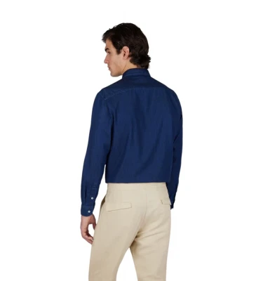 Men's Woven Denim Shirt 1