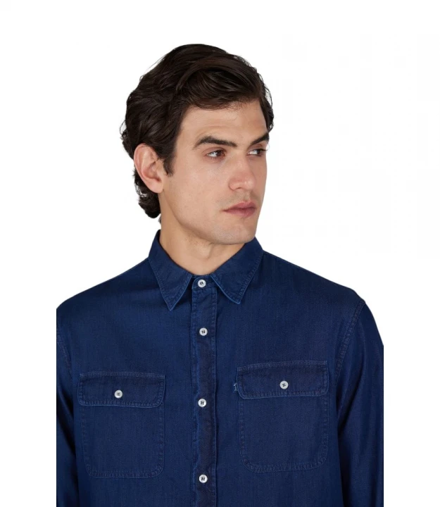 Men's Woven Denim Shirt 2