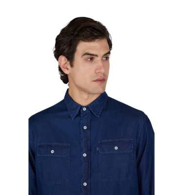 Men's Woven Denim Shirt 2
