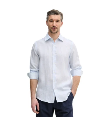 Men's Woven Linen Shirt
