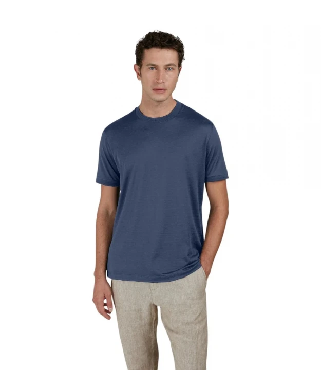 Cotton And Silk T-Shirt