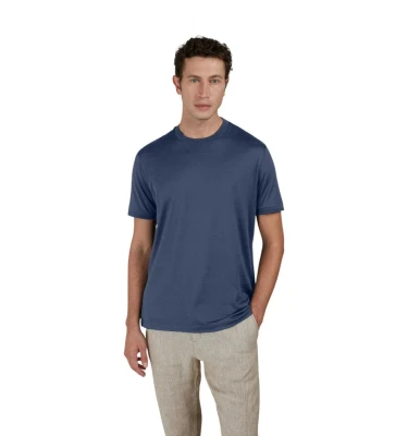 Cotton And Silk T-Shirt