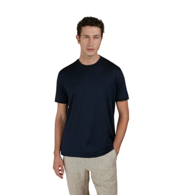 Cotton And Silk T-Shirt