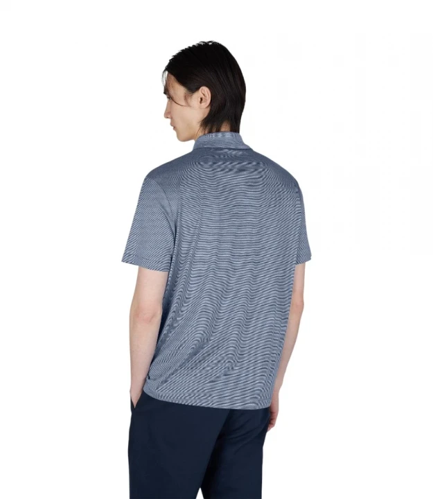 Silk And Cotton Zip Polo 1