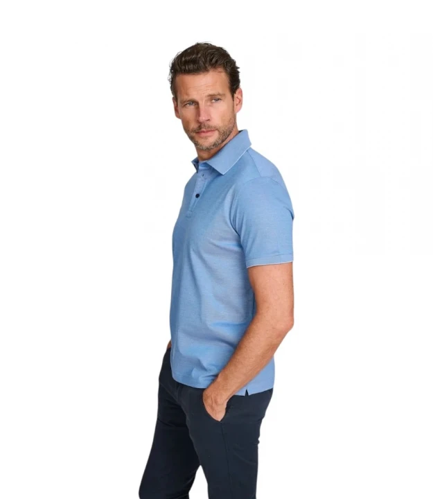 Men's Knitted Cotton Polo Shirt 3