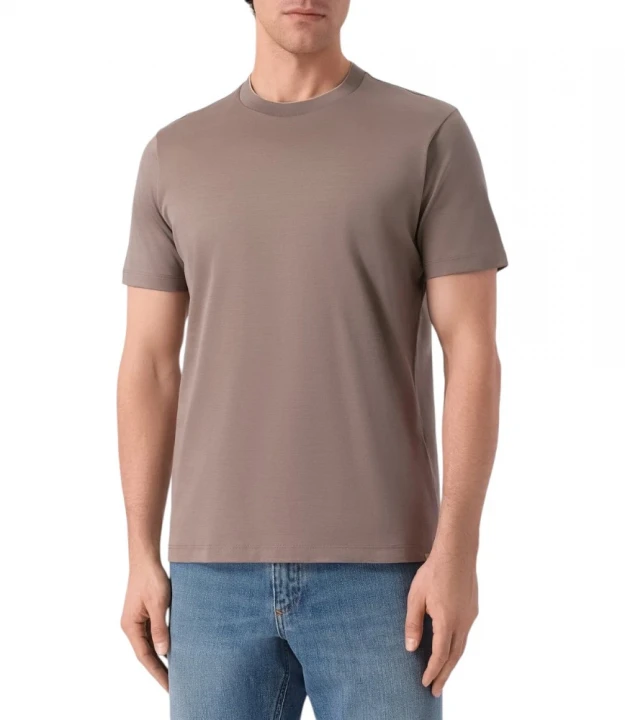 Men's Knitted Cotton T-Shirt