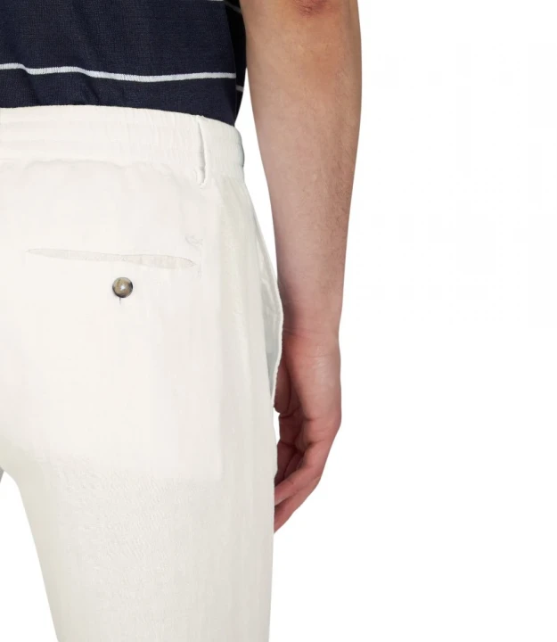 Men's Woven Chino Pants With Coulisse 4