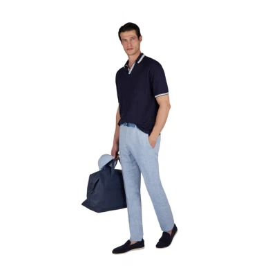 Men's Woven Chino Pants With Coulisse 2