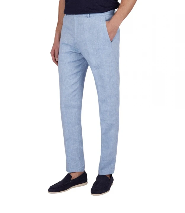 Men's Woven Chino Pants With Coulisse