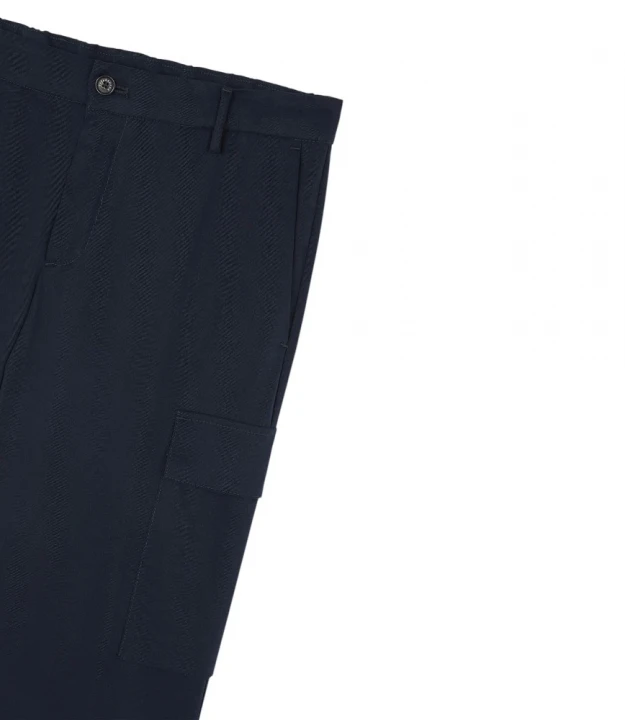 Men's Woven Cargo Leisure Trousers 4