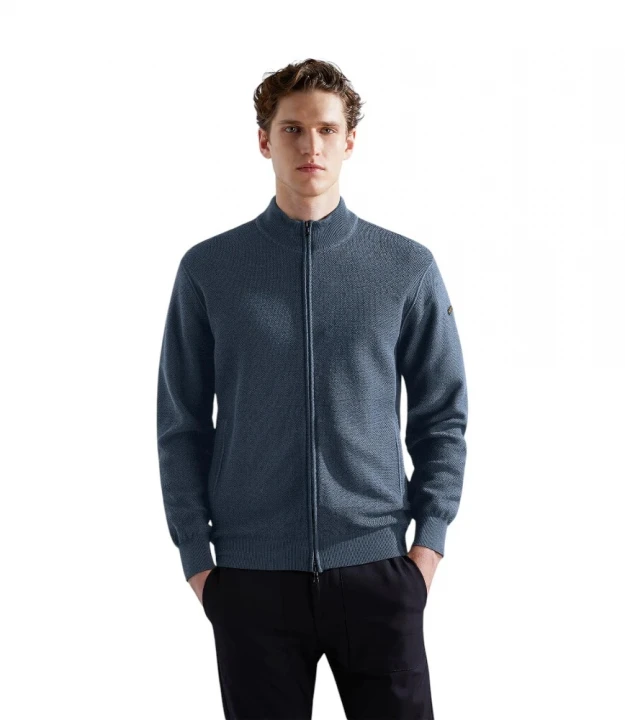 Men's Zipped Pullover C.W. Wool