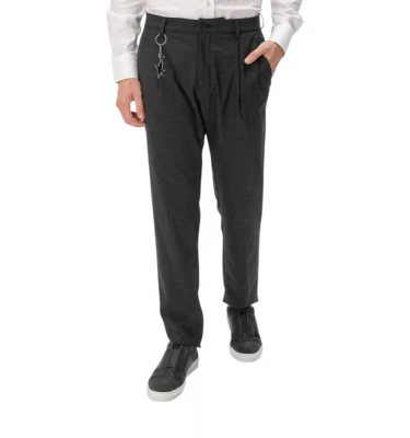 shim chino trousers 1 pleat