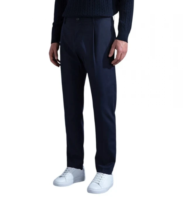 shim chino trousers 1 pleat