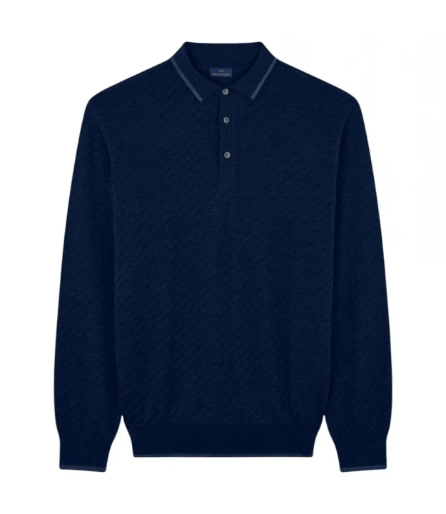 Men's Knitted Wool Polo Shirt 4