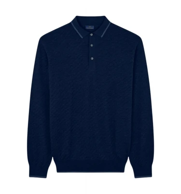 Men's Knitted Wool Polo Shirt 4