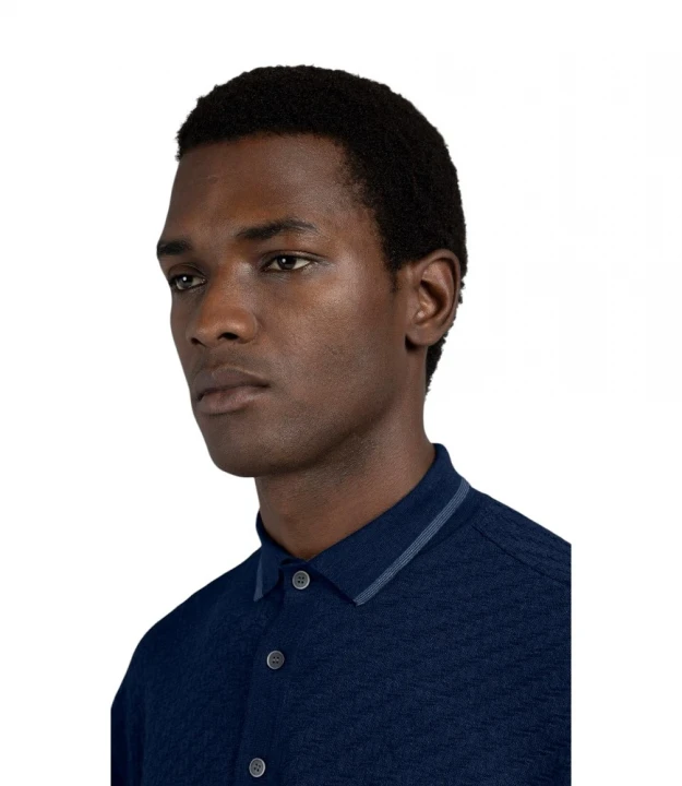 Men's Knitted Wool Polo Shirt 2