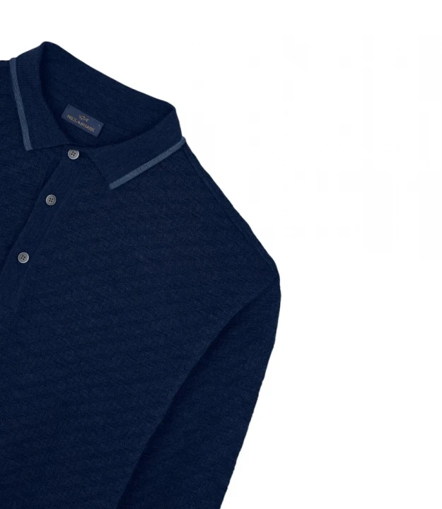 Men's Knitted Wool Polo Shirt 3