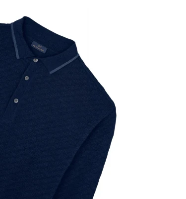 Men's Knitted Wool Polo Shirt 3