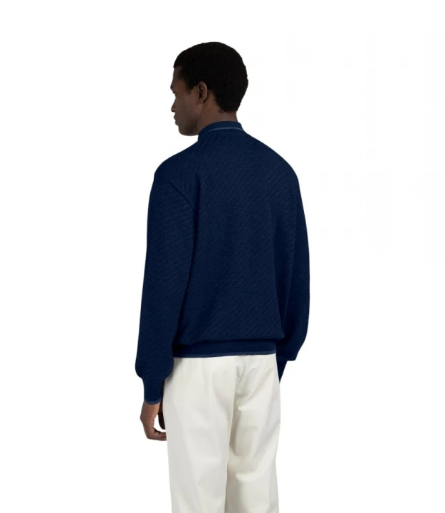 Men's Knitted Wool Polo Shirt 1