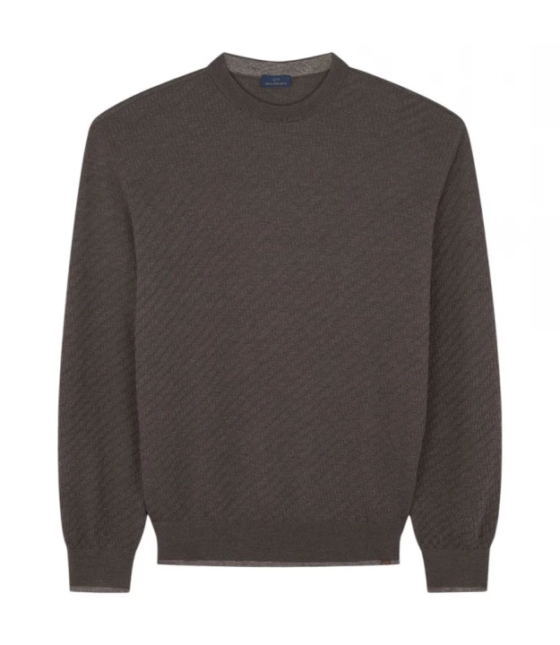 Men's Knitted Wool Roundneck Sweater 3
