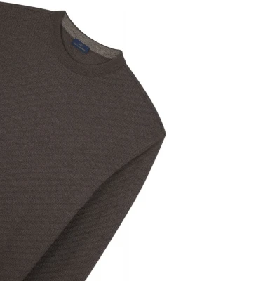 Men's Knitted Wool Roundneck Sweater 4