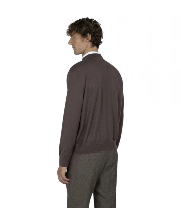 Men's Knitted Wool Roundneck Sweater 1