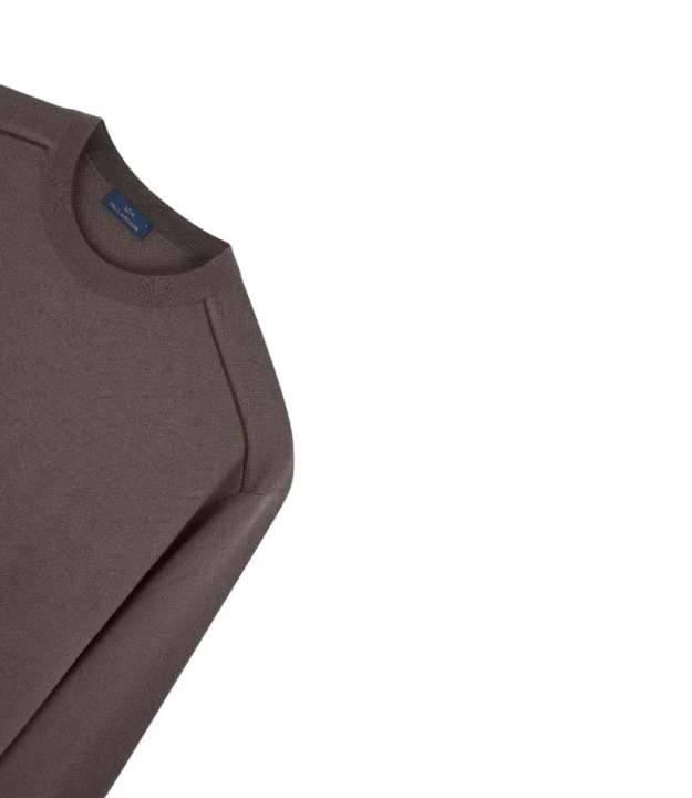 Men's Knitted Wool Roundneck Sweater 4