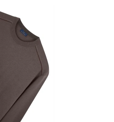 Men's Knitted Wool Roundneck Sweater 4